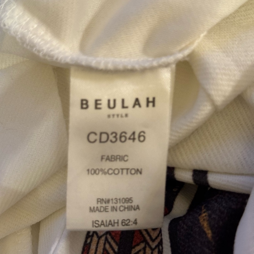 Beulah Mini Floral Print Shift Dress Multicolor Size Small - Picture 8 of 8